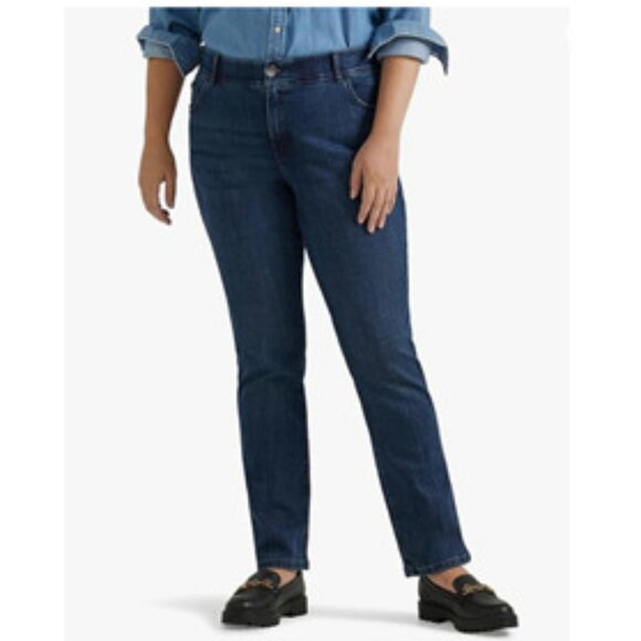 EUC ~ Lee Women's Plus Size Ultra Lux Comfort With Flex Motion Straight Leg Jean - Picture 3 of 7